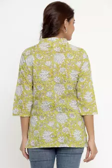 Cotton Floral Print top/Tunic for Womens/Girls