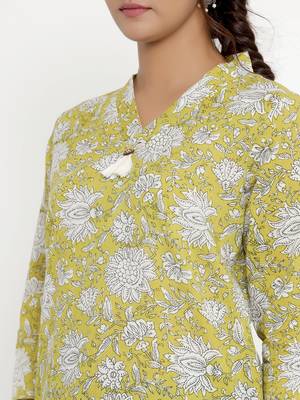 Cotton Floral Print top/Tunic for Womens/Girls 5