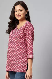 Womens Floral printed Pure Cotton Top