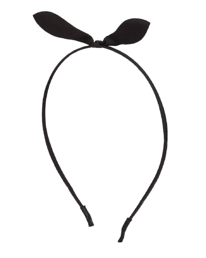 A set of three Hairbands - 2 animal prints and one black with a Knot detail
