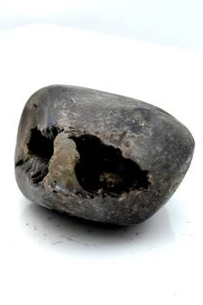Nepal Gandaki River Original Shaligram Shila Idol Shri Vishnu For Tulsi Puja Stone Fossil In Size (Max: 5 CM) ID-106