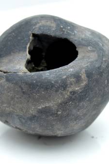 Nepal Gandaki River Original Shaligram Shila Idol Shri Vishnu For Tulsi Puja Stone Fossil In Size (Max: 5 CM) ID-152
