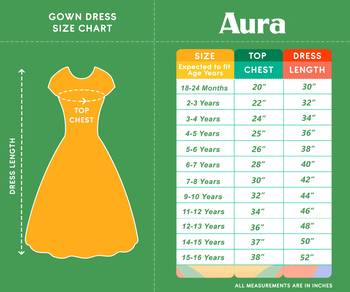 Aura Girls Sea Green printed faux Georgette Dress kids-frocks 5