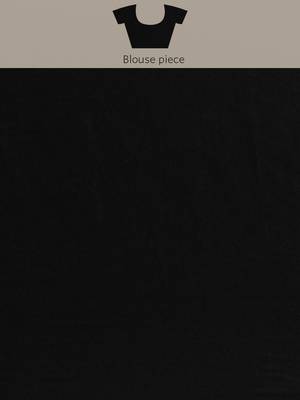   Black Shibori organza saree 6