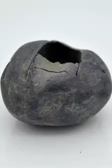 Nepal Gandaki River Original Shaligram Shila Idol Shri Vishnu For Tulsi Puja Stone Fossil In Size (Max: 5 CM) ID-184