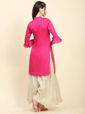 Zari Woven Tafetta Kurta potli buttons 2