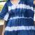 Blue woven cotton ethnic-kurtis