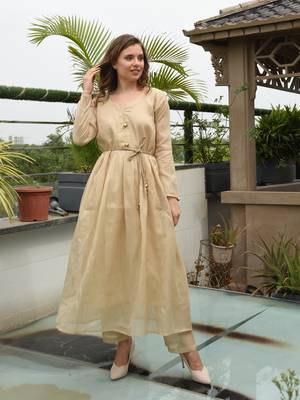 Brown handloom cotton salwar 2