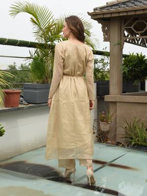 Brown handloom cotton salwar 3