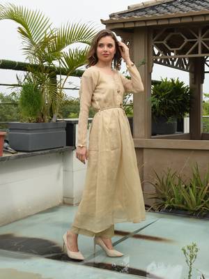 Brown handloom cotton salwar 4
