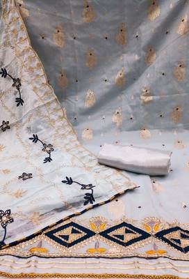 Purple Embroidered Banarasi Salwar 2