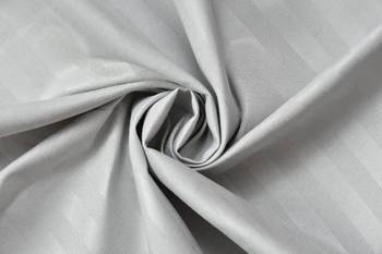 Roman Premium Cotton Satin Stripes/Lining Plain Bedsheet for Double Bed 250TC Bedsheet with Two Pillow Covers 2