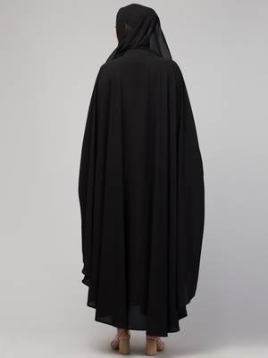 Nazneen Smoking Sleeve Resham Embroidery Irani Kaftan/ Burqa /Naqab 2