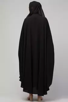 Nazneen Smoking Sleeve Resham Embroidery Irani Kaftan/ Burqa /Naqab