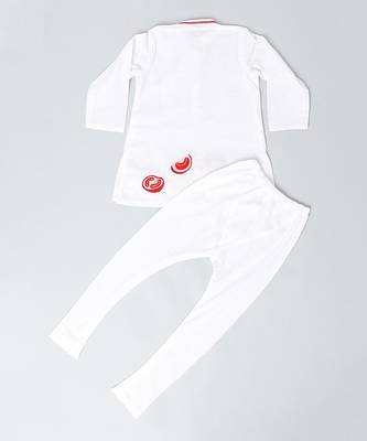 White  Ketchup Embroidered Kurta Set 4