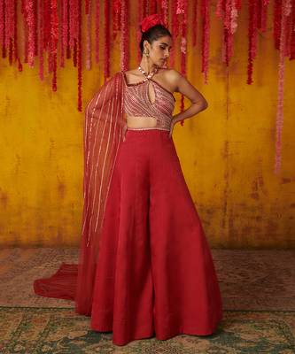 Ruby Satin organza Jumpsuit 1