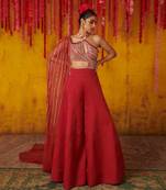 Ruby Satin organza Jumpsuit