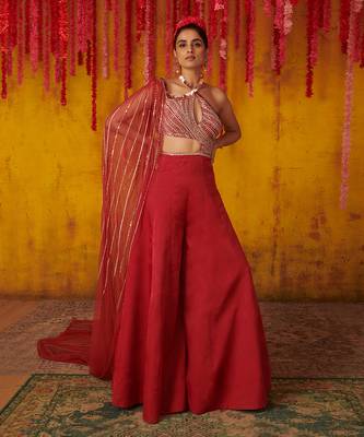 Ruby Satin organza Jumpsuit 2