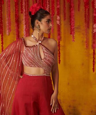 Ruby Satin organza Jumpsuit 3