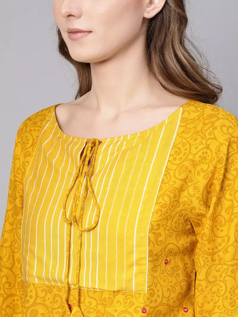 yellow party tops