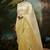 Yellow plain organza saree with blouse