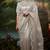 Grey plain organza saree with blouse
