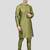 PRINTCULTR Men's Silk Traditional Kurta Pyjama Set | Regular Long Sleeve, Straight, Knee Length  Neck Solid Kurta