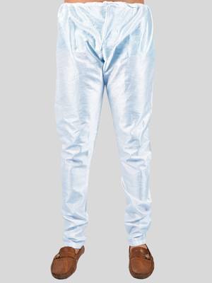 PRINTCULTR Men's Silk Traditional Kurta Pyjama Set | Regular Long Sleeve, Straight, Knee Length  Neck Solid Kurta 6