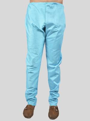 PRINTCULTR Men's Silk Traditional Kurta Pyjama Set | Regular Long Sleeve, Straight, Knee Length  Neck Solid Kurta 6