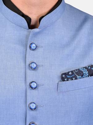 PRINT CULTR Men's Solid Cotton Blend Soft Finish Sleeveless Nehru/ Modi jacket/Sadri/Waistcoat/Bundi Jacket/for Men 5