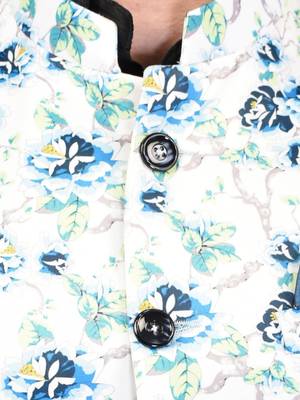 PRINT CULTR Men's Printed Cotton Blend Soft Finish Sleeveless Nehru/ Modi jacket/Sadri/Waistcoat/Bundi Jacket/for Men 5