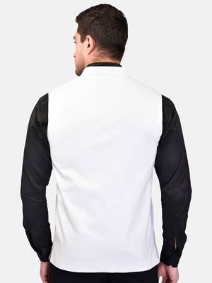 PRINT CULTR Men's Solid Cotton Blend Soft Finish Sleeveless Nehru/ Modi jacket/Sadri/Waistcoat/Bundi Jacket/for Men 5