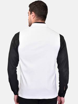 PRINT CULTR Men's Solid Cotton Blend Soft Finish Sleeveless Nehru/ Modi jacket/Sadri/Waistcoat/Bundi Jacket/for Men 6