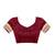 Maroon Colour Banarasi Silk Zari Wooven Saree With Blouse Pic