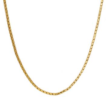 Brass Goldplated Box chain for Men Women 2