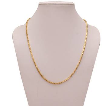 Brass Goldplated Box chain for Men Women 3