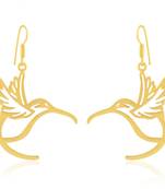 Brass Micron Goldplated Hawk Baaz Fashion Earrings
