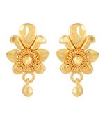 Brass Goldplated Stud Earring