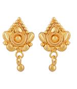 Brass Goldplated Fashion Stud Earring