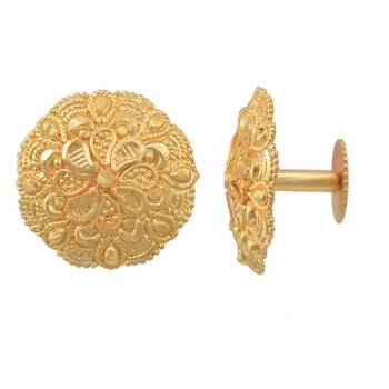 Gold plated hanmade rasrawa work Fashion earring 2