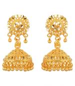 Brass Micron Goldplating Dailyuse Small Fashion Jhumki Earrings