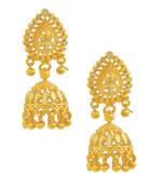 Gold plated Small, simple, sober and cute Jhumki