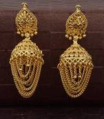 Gold plated, Sarong inspired, Fashion Jhumki
