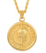 Gold Plated Jesus World Redemption Special Fashion Pendant