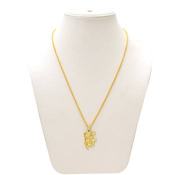 Brass Goldplated Bajrangbali Hanuman Pendant Hindu 1