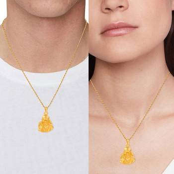 Brass Goldplated Shirdi Saibaba Pendant 3