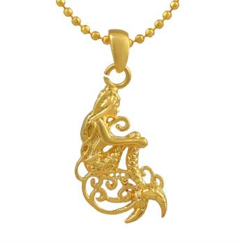 Goldplated Jalpari Mermaid Fashion chain pendant 1