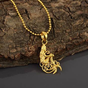 Goldplated Jalpari Mermaid Fashion chain pendant 2