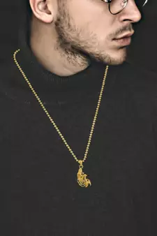 Goldplated Jalpari Mermaid Fashion chain pendant