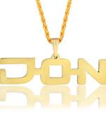 Brass Goldplated DON Fashion pendant